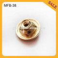 MFB38 Botones de botón de metal botón directa Botones de accesorios de ropa de China 1.8cm